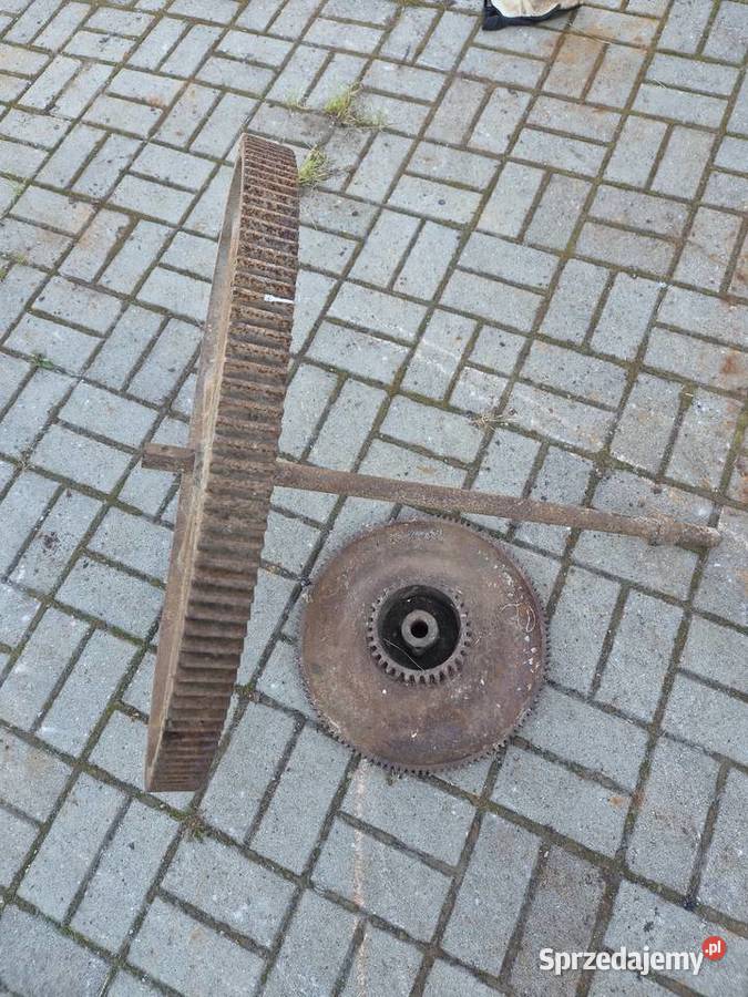 Koła zębate maszyna młockarnia kierat konny Janów Lubelski