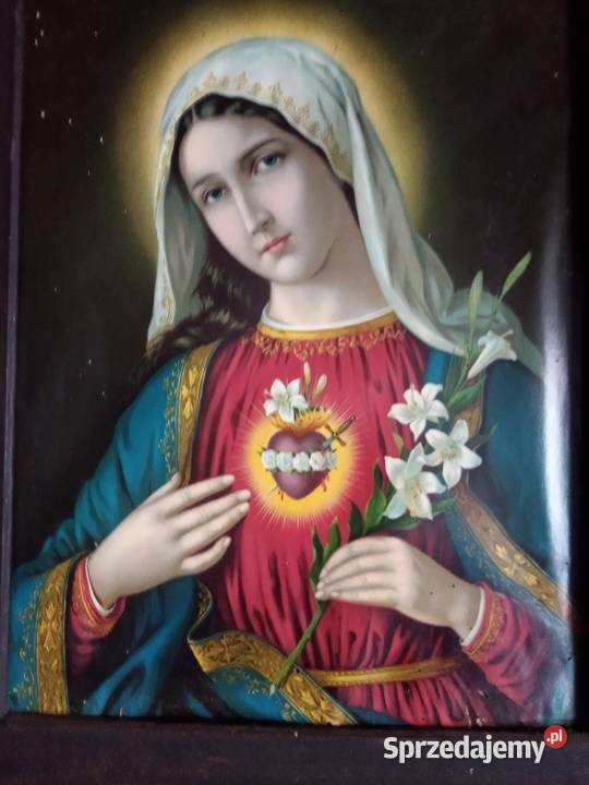 Obraz swiety oleodruk Antyki Gdów sprzedam