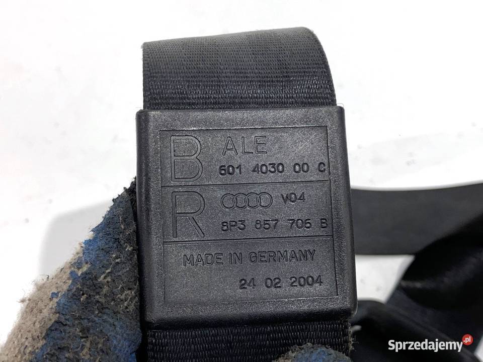 PAS BEZPIECZEŃSTWA PRAWY PRZÓD AUDI A3 8P 0313 osobowe