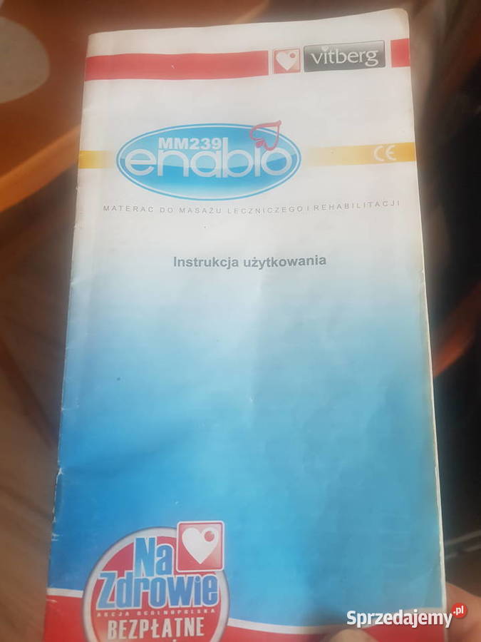 Materac ENABIO do masażu i rehabilitacji Szczecin sprzedam