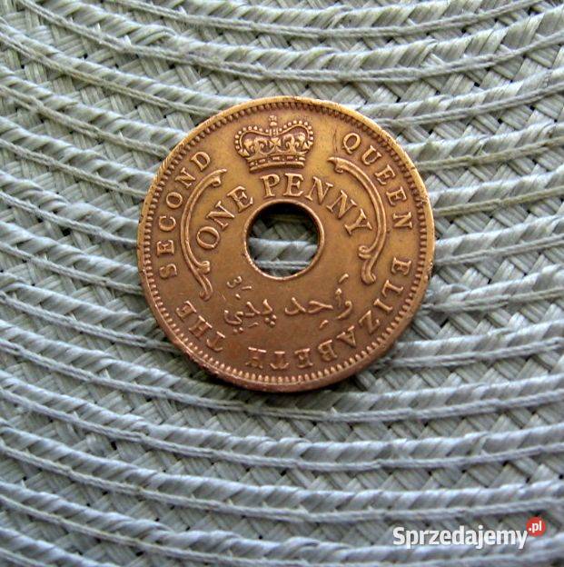 Nigerja Brytyjska 1 Penny 1959r Kalisz sprzedam