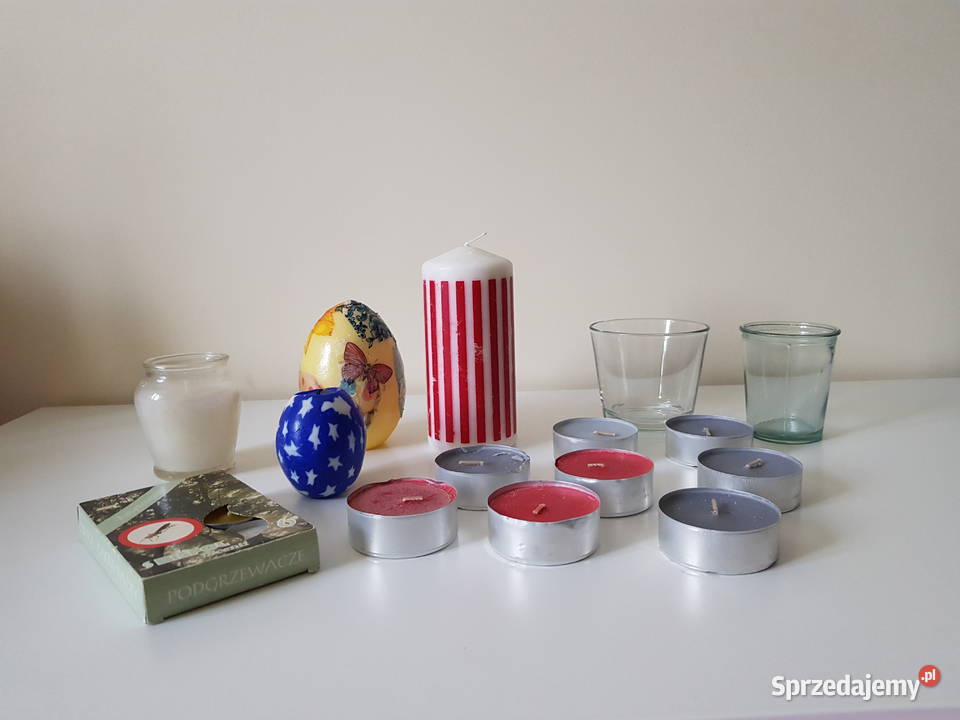 Mix świeczki świeczniki tealighty Warszawa