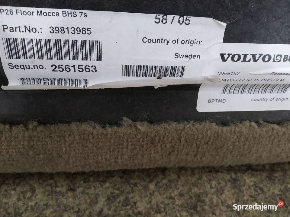 PODŁOGA BAGAŻNIKA DYWAN WYKŁADZINA 39813985 świętokrzyskie