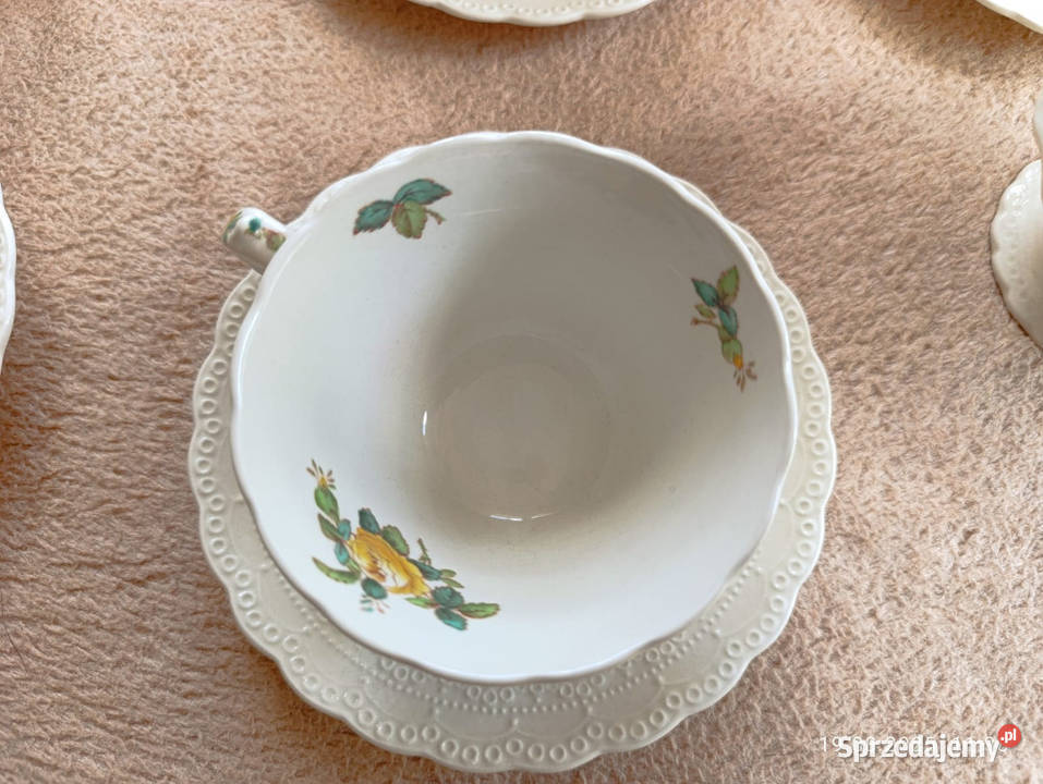 Spode Billingsley Rose komplet do herbaty Białystok