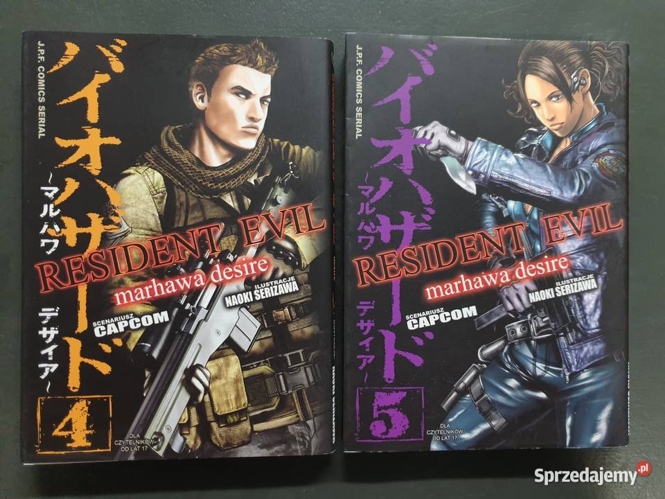 Resident Evil zestaw 2 komiksów Manga Gdynia sprzedam