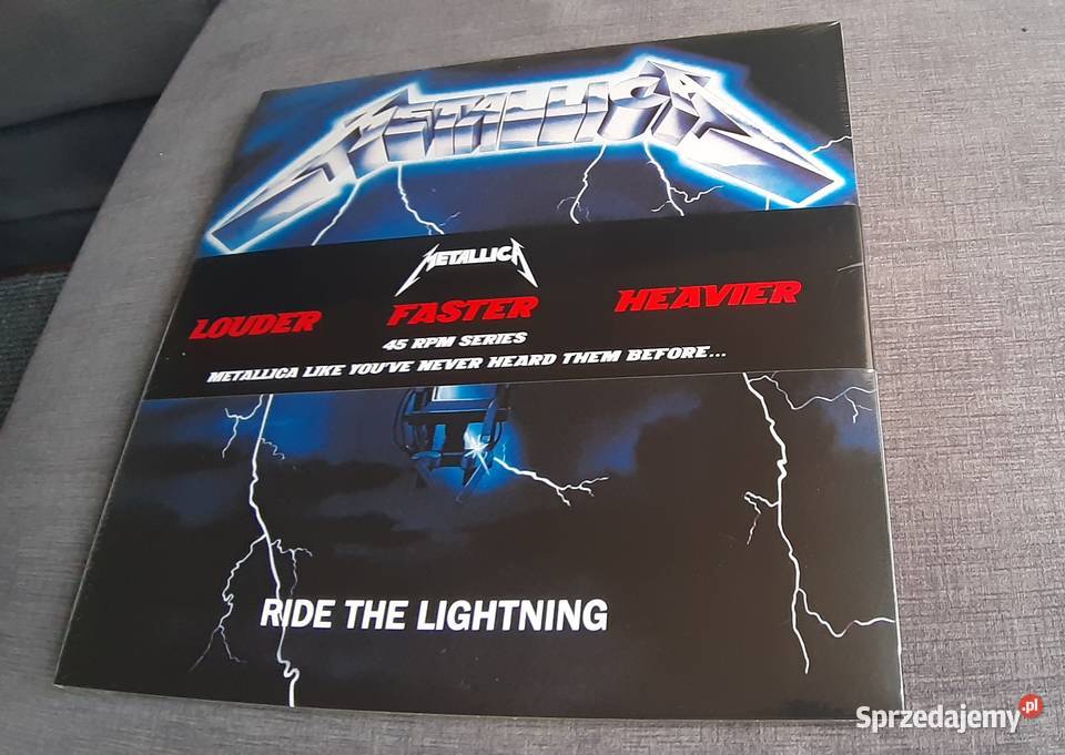 Metallica Ride The Lightning Winyl 2008 Folia Jastrzębie-Zdrój