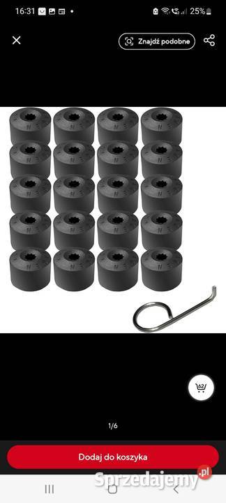 NAKŁADKI ŚRUB kół 17 do VW VOLKSWAGEN pomorskie Człuchów sprzedam