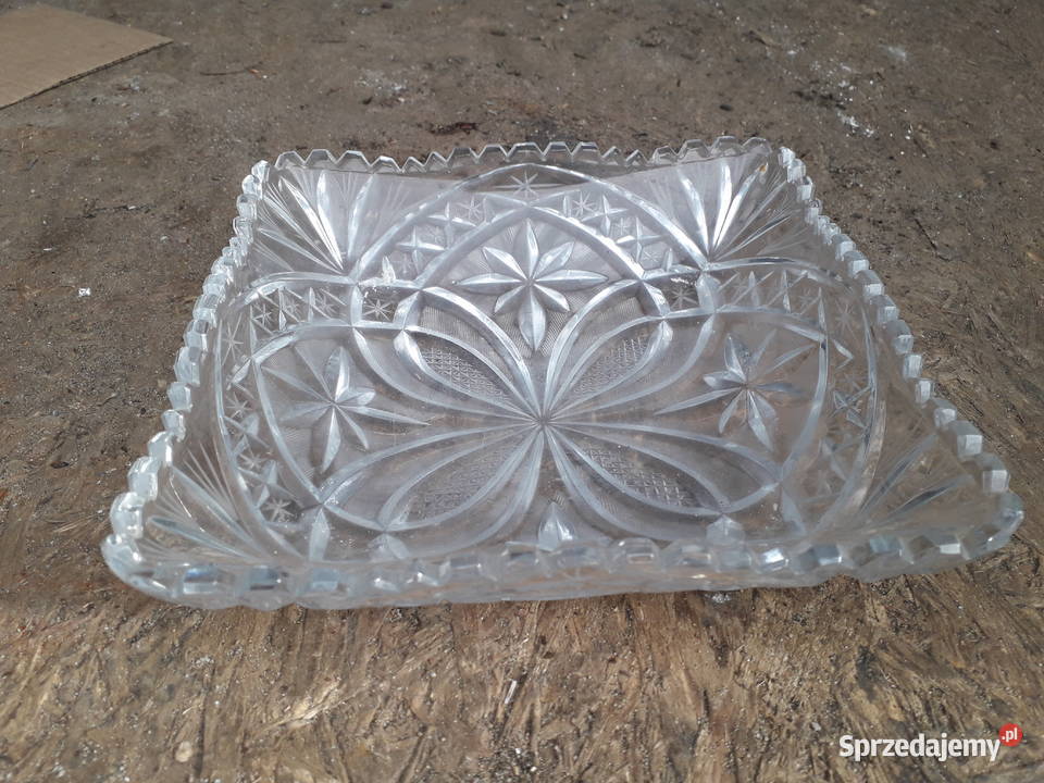 Owocarka bombonierka szkło kryształowe vintage Warszawa