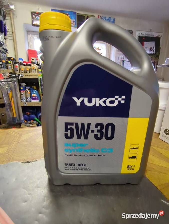 Olej Yuko 5W30 super synthetic 5l Łopuszno