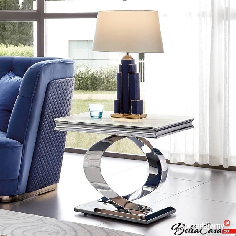 Zestaw mebli glamour Buffalo stół ława stolik Warszawa
