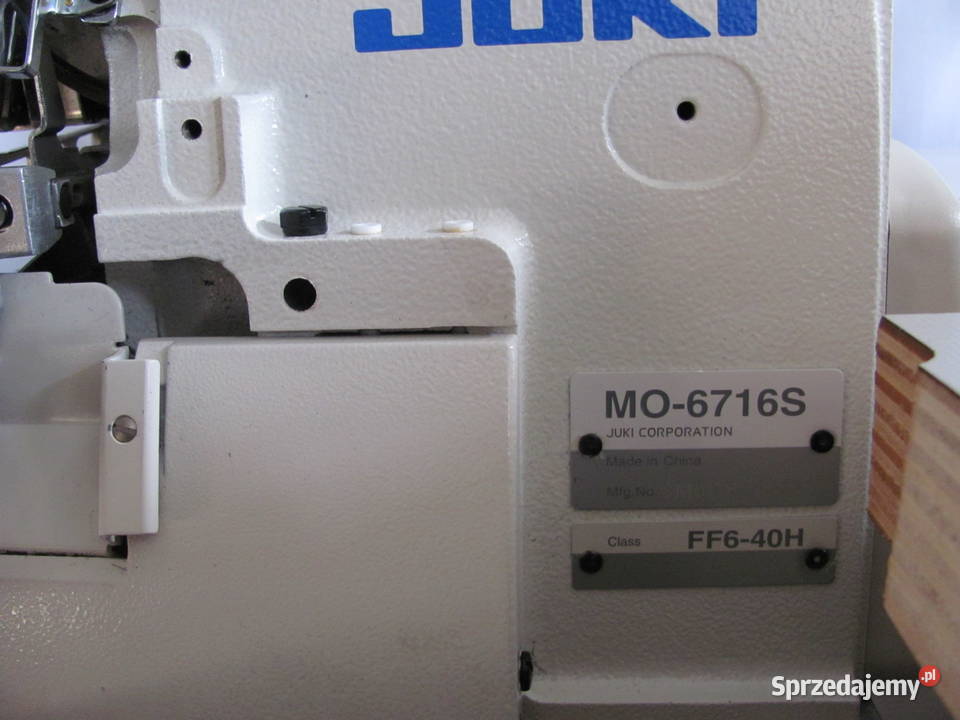 Owerlok JUKI MO6716S servo 230V Kutno sprzedam