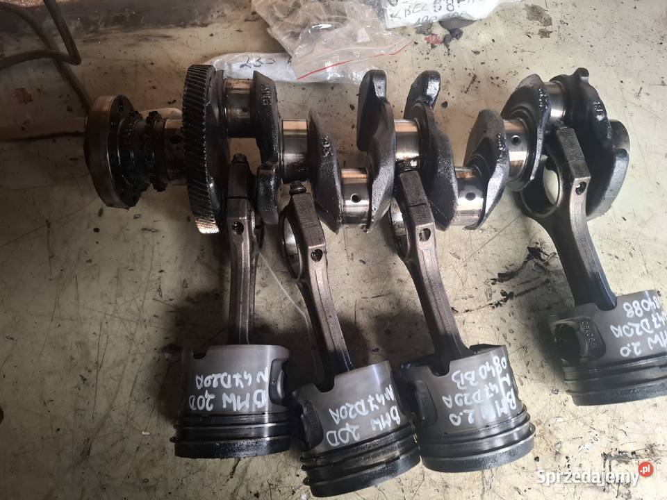 BMW E60 E90 X1 20D N47D20A wał korbowy tłok osobowe Kielce