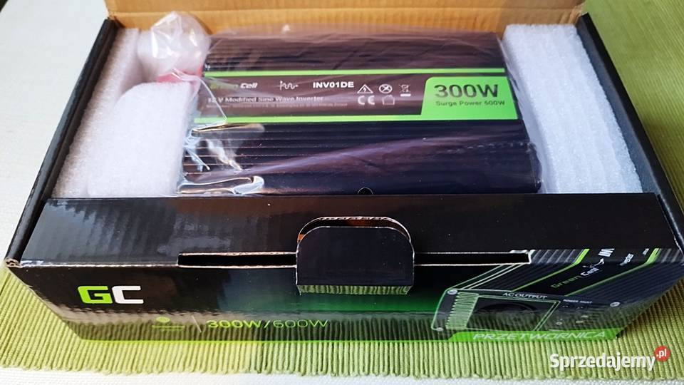 Przetwornica napięcia Green 12V na 230V 300W600W