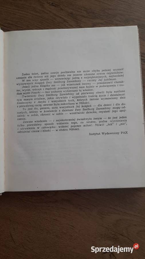 Ewa Szelburg Zarembina Zakochany w miłości Rok wydania 1981 mazowieckie sprzedam