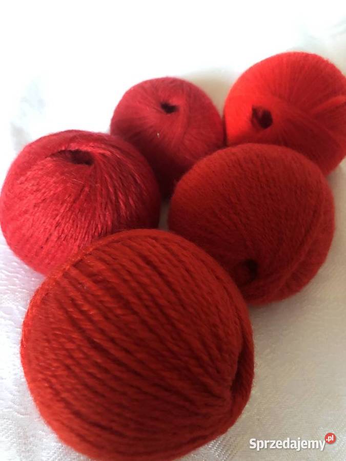 wełna włóczka wyprzedaż resztki waga 130 do 155 Zegrze