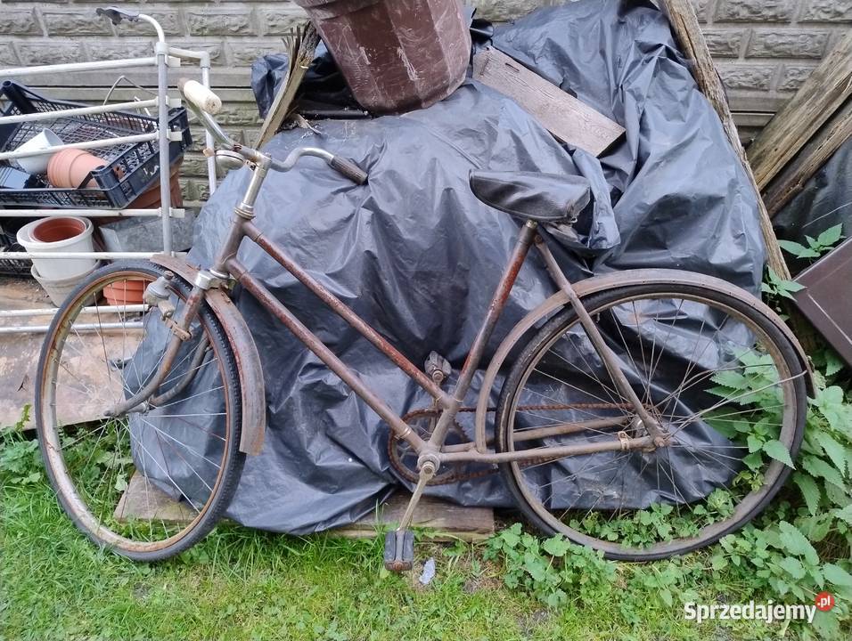 Rower damka PRL Łazy