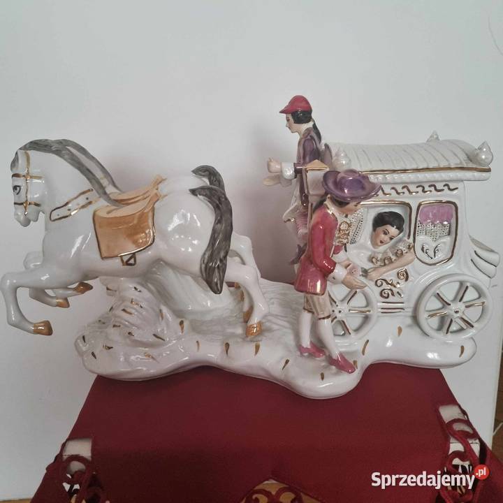 Porcelana sygnowana kareta Warszawa