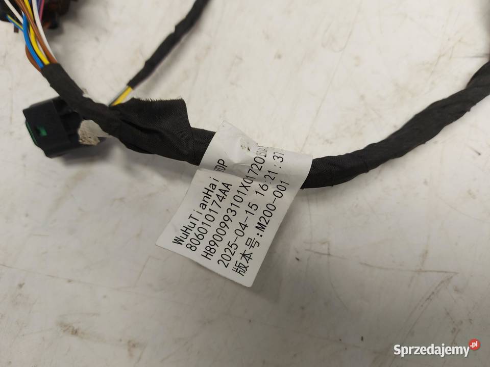 Jaecoo 7 PHEV 2025r wiązka instalacja pdc