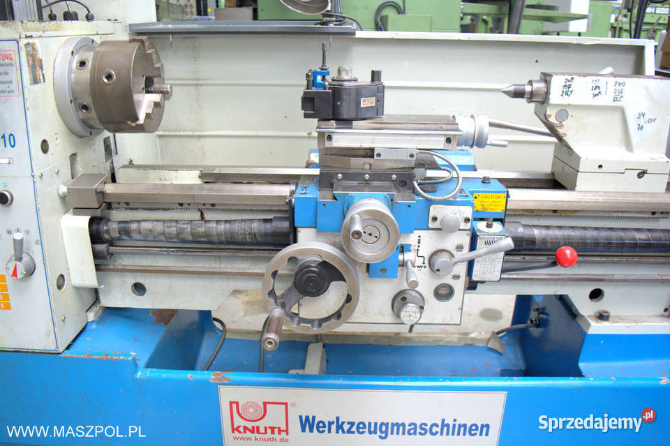 Tokarka uniwersalna VTurn 410 x 1000 KNUTH Produkcja
