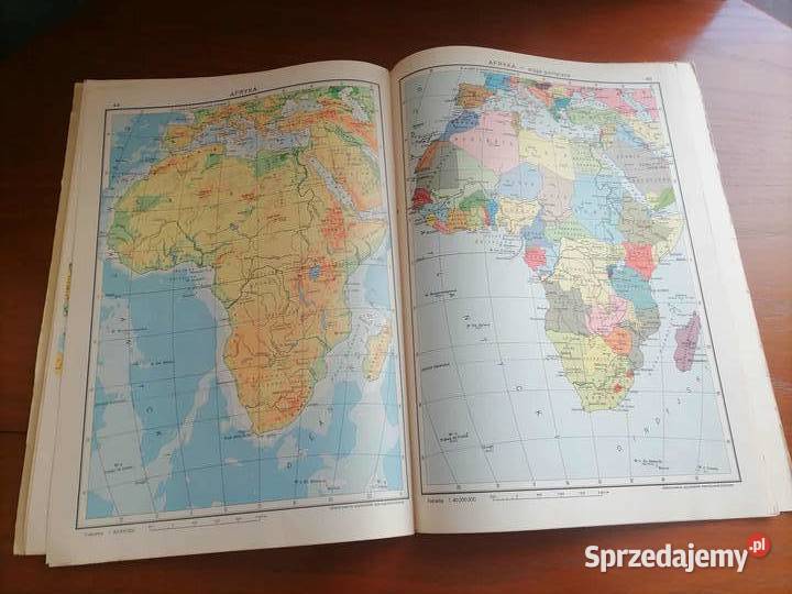 Atlas Geograficzny 1969 Wałbrzych
