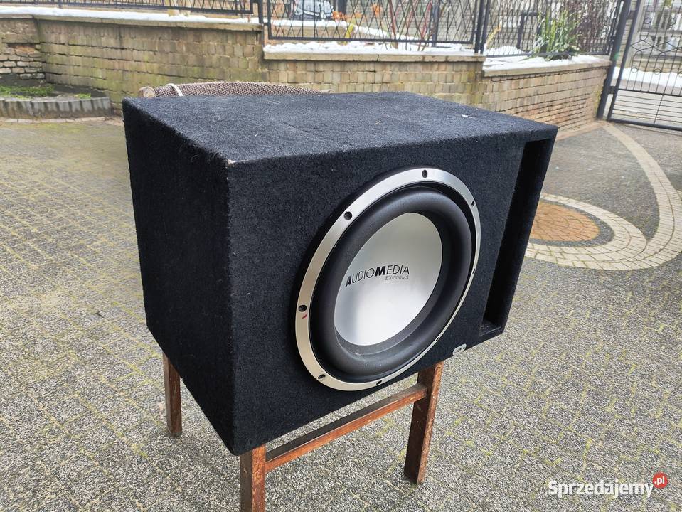 Skrzynia basowa bassowa tuba Audiomedia EX300MS Car audio Niegowonice