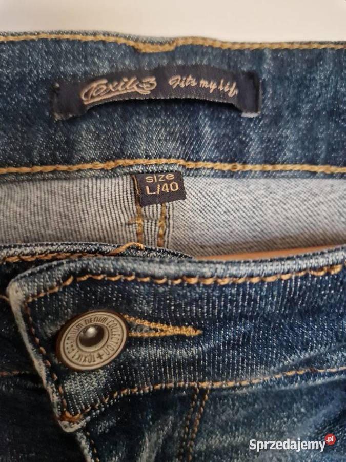 Jeansy Damskie Niebieskie Skinny 40 Rozmiar 40(L) Kraków