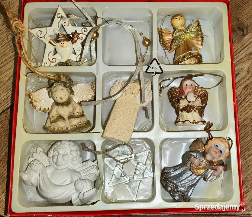 Ozdoby na choinkę aniołki na święta