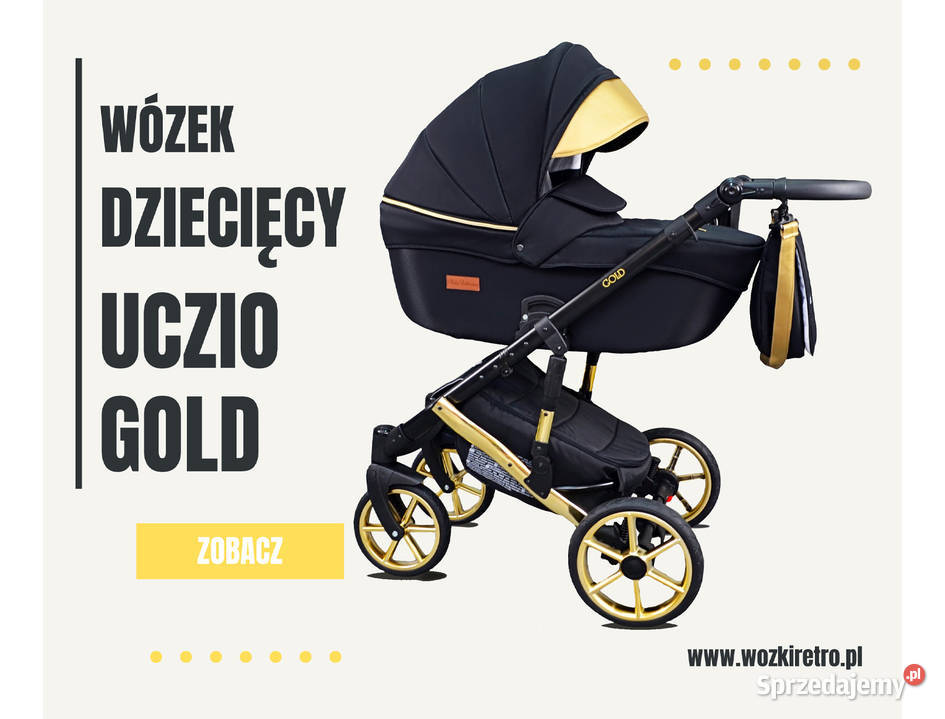 Wózek Dziecięcy Uczio Gold zestaw 3w1 z śląskie Katowice sprzedam