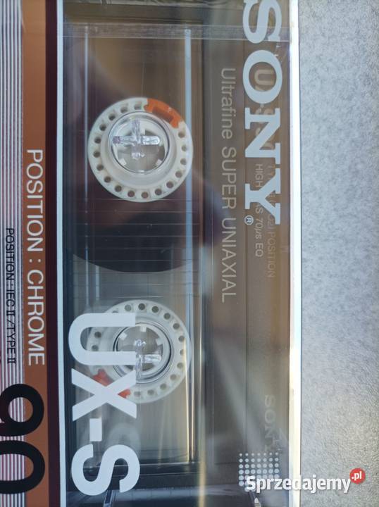 Kaseta Sony UX S 90 Chrom CrO2 1986 mazowieckie