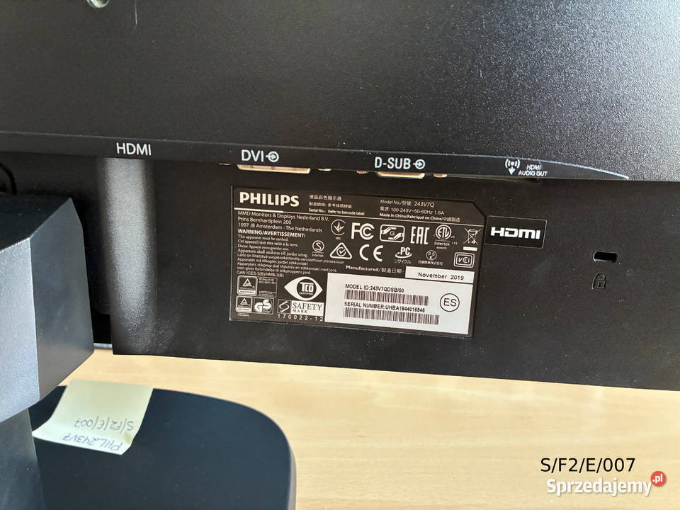 Monitor PHL243V7 Kraków
