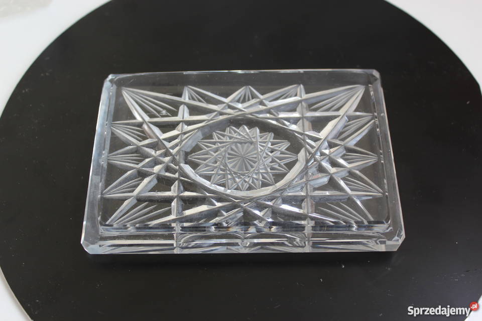 Kasetka szkatułka papierośnica kryształ Gdańsk