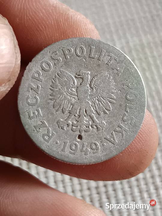 Sprzedam monetę 50 groszy 1949 skrętka lekka qqq Chełm