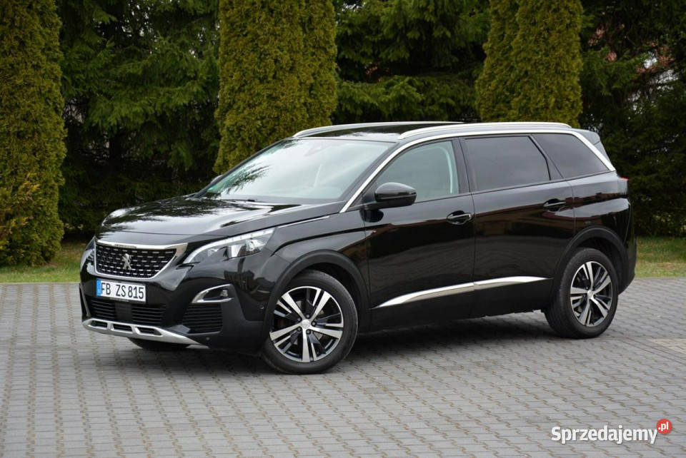 Peugeot 5008 Radar ACC Skóry 7foteli Navi Kamera Ostrów Mazowiecka