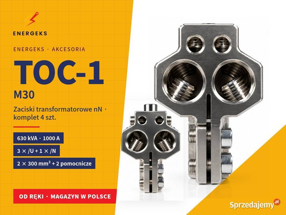 Komplet zacisków nN TOC1 M30 3U 1N Warszawa mazowieckie
