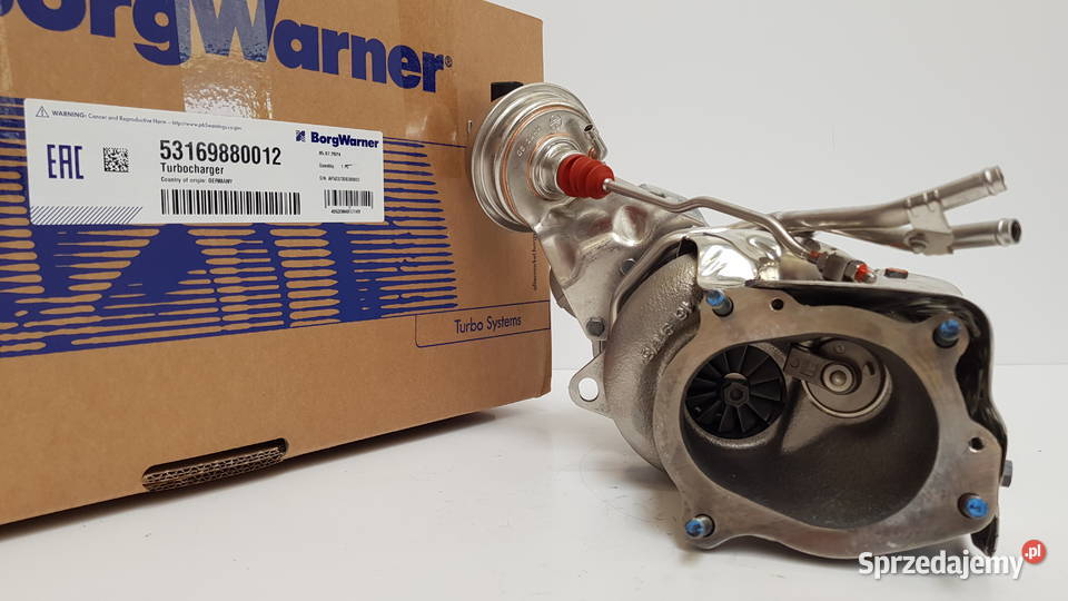 Nowa turbosprężarka BorgWarner KKK 53169880012 Turbosprężarki Siedlce sprzedam