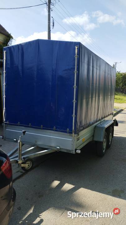 Rydwan dmc 750 przyczepka dwuosiowa towarowa Burtowe i plandeki warmińsko-mazurskie Giżycko