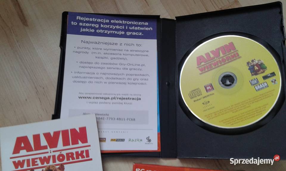 Alvin i wiewiórki gra wersja pudełkowa dla dzieci