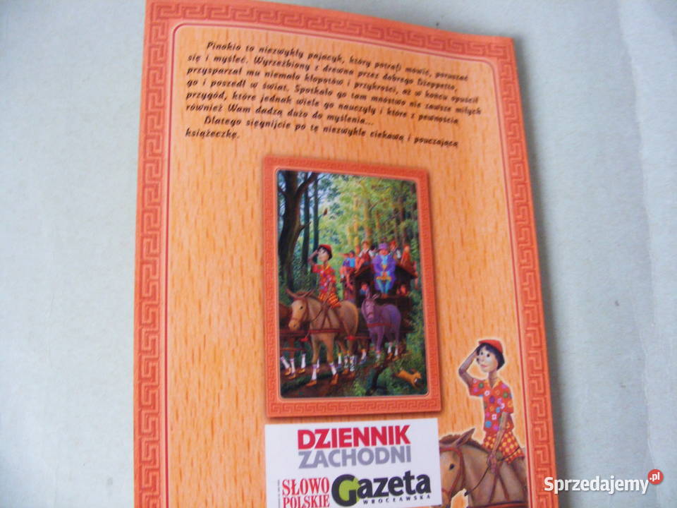 Pinokio Wielka większa i największa Pięcioro Książki dla dzieci dolnośląskie