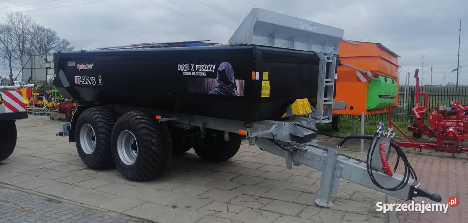 Przyczepa skorupowa tandem T 6176 DUCH PUSZCZY pomorskie Grabiny-Zameczek