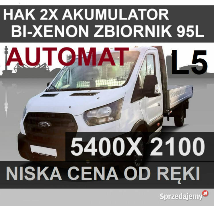 Ford Transit Skrzynia 5400 X 2100 165M 2x Samochody dostawcze Szczecinek sprzedam