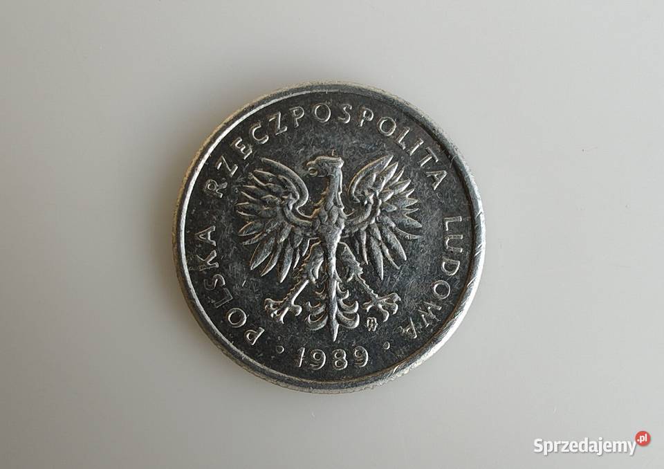 Moneta obiegowa 2 AL 1989 Olecko
