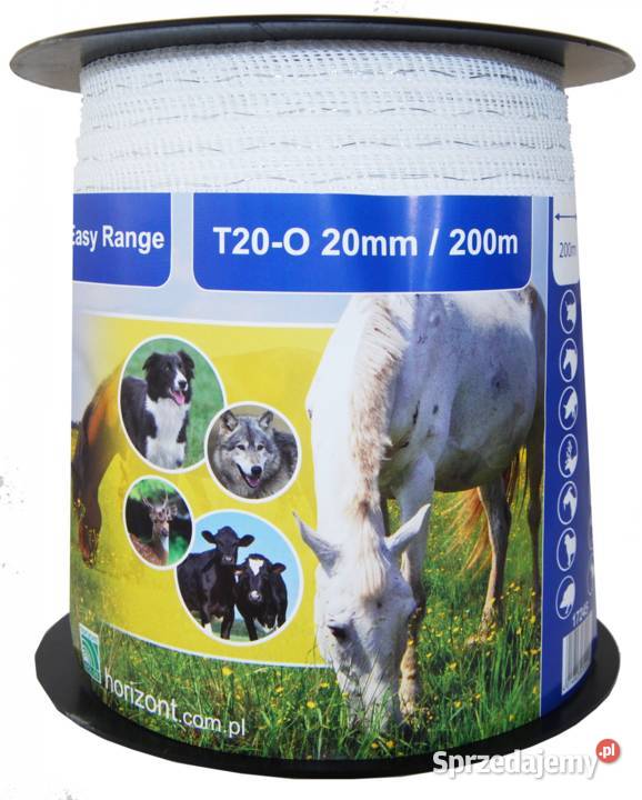 taśma do pastucha Easy RANGE T20W 200m 20mm Dawidy Bankowe sprzedam
