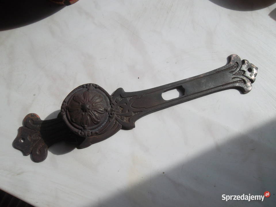 Stary szyld żeliwny poniemieckipałacowy Wałbrzych