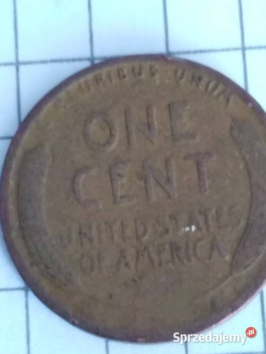 Moneta 1 cent usa Lincoln 1927 Żary sprzedam