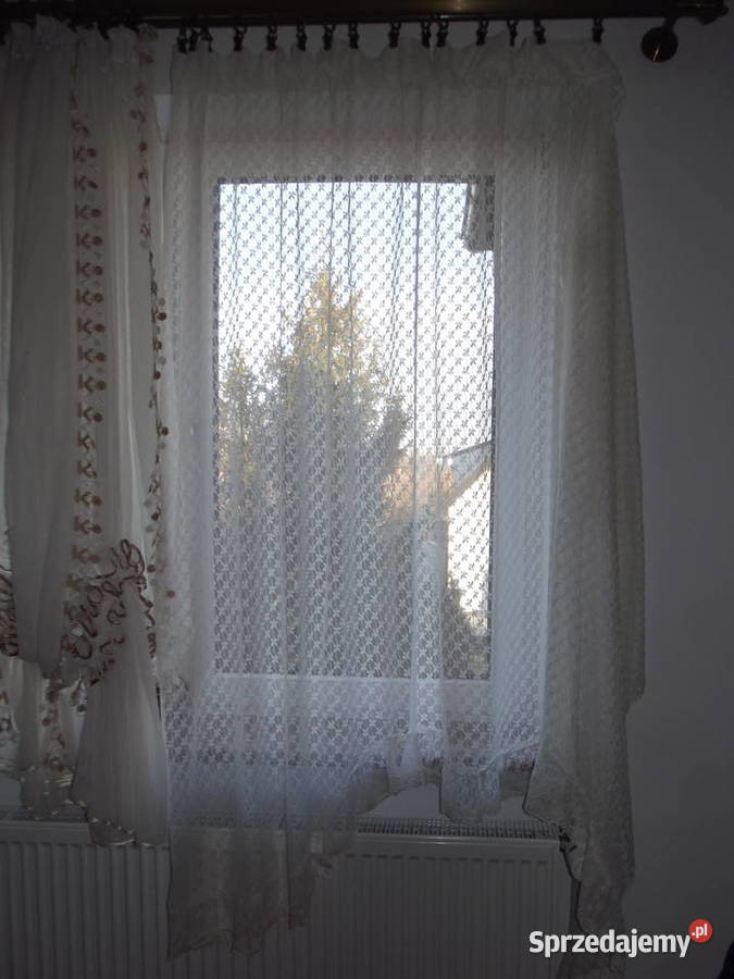 Firana koronka szer255 wys195 Piekary Śląskie sprzedam