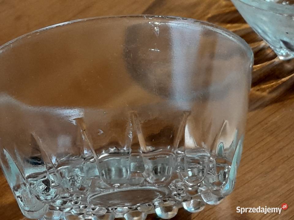 Trzy stare miseczki PRL stare szkło PRL retro Porcelana i szkło Dąbrowa Górnicza