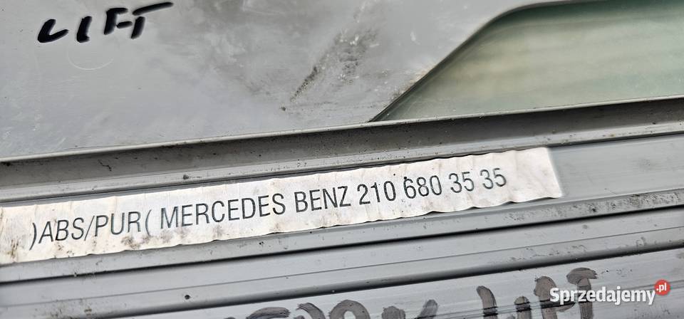 Listwa progowa lewy tył mercedes w210 sedan Części samochodowe wielkopolskie Zbąszyń