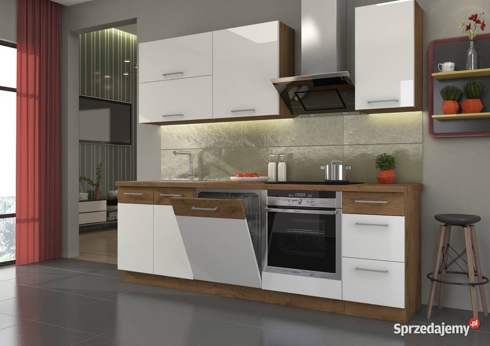 MebleSzafki kuchenne kuchnia Vigo BiałaPołysk Sieradz