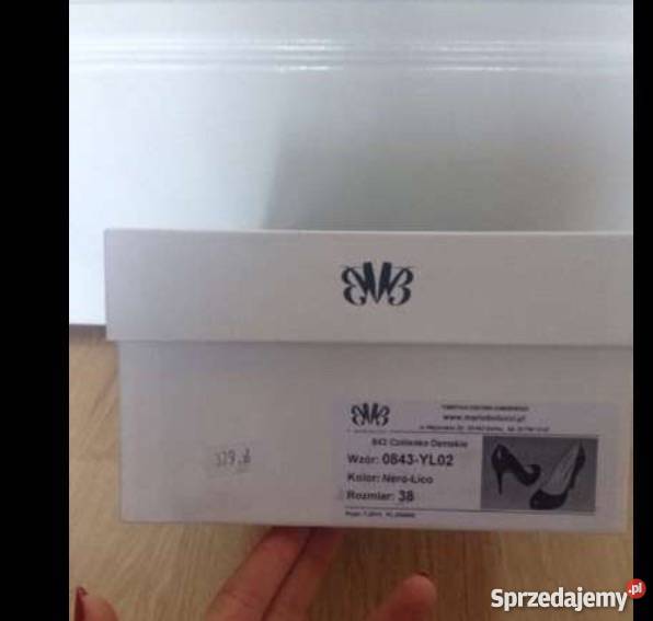 Szpilki skórzane czarne Mario Bolucci Czółenka mazowieckie Warszawa sprzedam