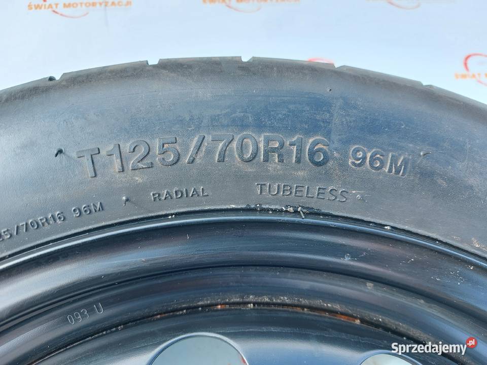 GOLF AUDI SEAT ALTEA koło dojazdowe 1257016 96M Kielce sprzedam